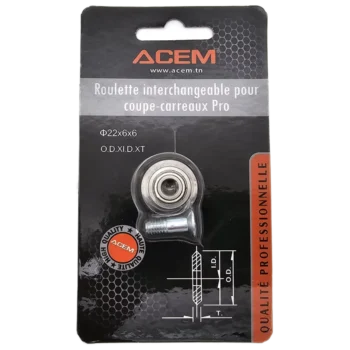 ROULETTE INTERCHANGEABLE PRO 22*6 ACEM