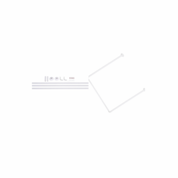 BARRE DE DOUCHE ANGLE 3B 90*90*90