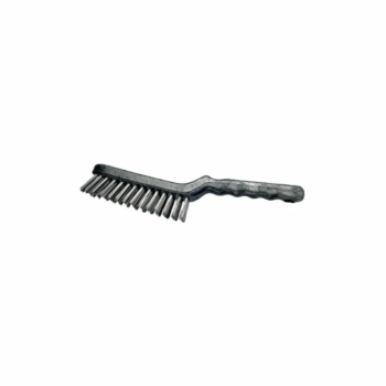 BROSSE METALIQUE AVEC MANCHE CRISTAL
