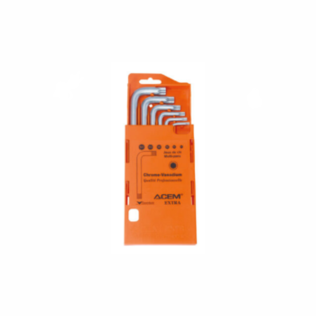 JEUX CLE MALE TORX 6 PCS ACIER ACEM