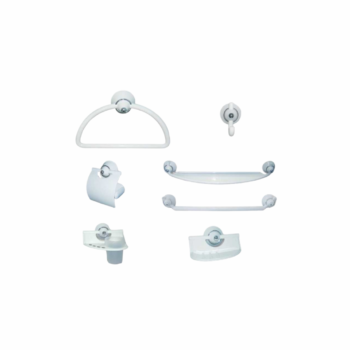 KIT ACCESSOIRES SALLE DE BAIN ABS 7PCS LP